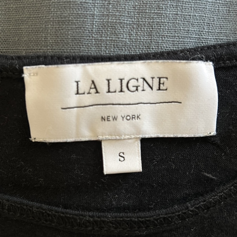 La Ligne Teddy Puff Cropped Long Sleeve, size S - Picture 5 of 5